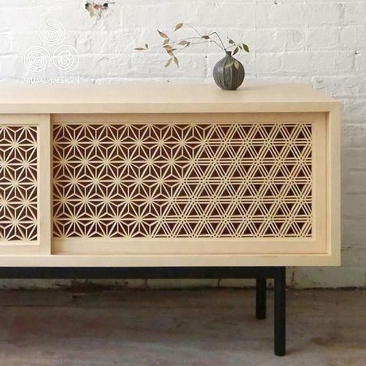 دیوار پارتیشن چوبی جامد فرانسوی سه بعدی هینوکی محصولات کومیکو