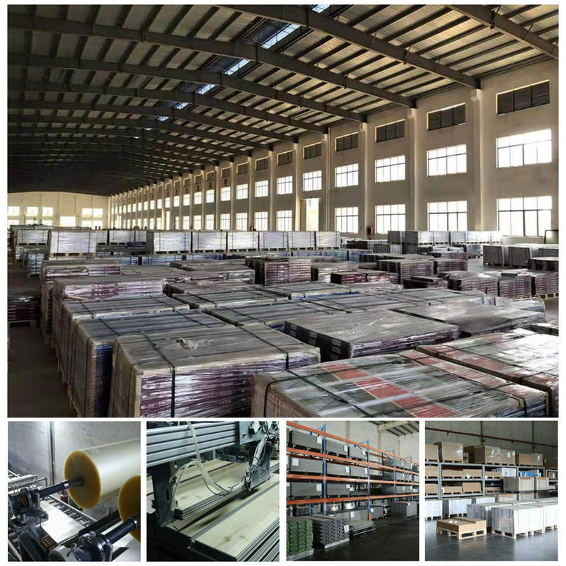 پوشش UV کلیک قفل SPC وینیل کفپوش Spc کاشی وینیل 5 میلی متر مقاومت در برابر پیری