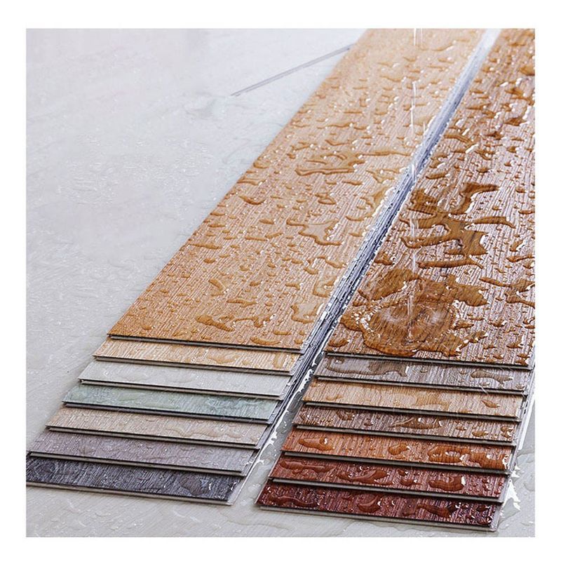 پوشش UV کلیک قفل SPC وینیل کفپوش Spc کاشی وینیل 5 میلی متر مقاومت در برابر پیری