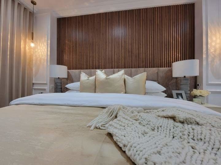 پانل دیواری WPC داخلی 9 میلی متری 2.5 سانتی متری برای پس زمینه تلویزیون