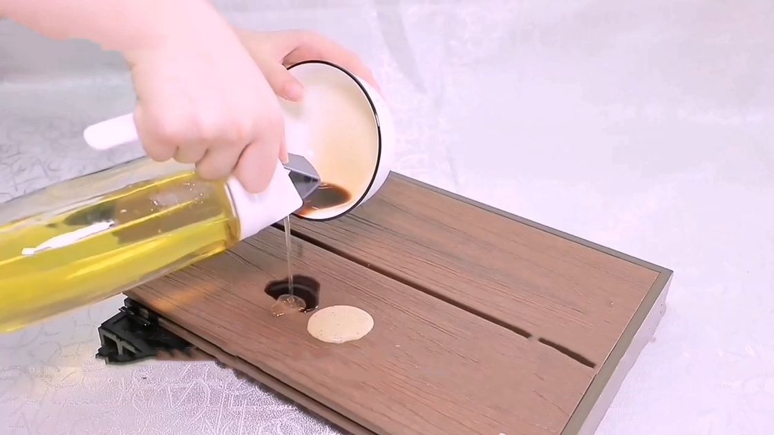 ضد اشعه ماوراء بنفش بامبو ایوان کفپوش Wpc خارجی 11mm 22mm ضد حریق