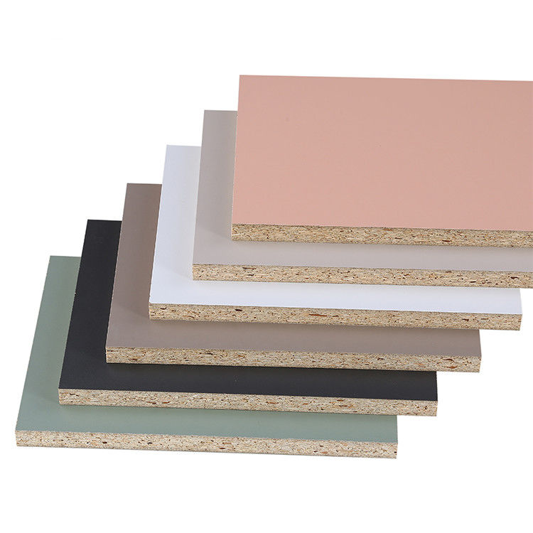 تزئینات داخلی پانل های چوبی 18 میلی متری تخته خرده چوب ملامینه سفید
