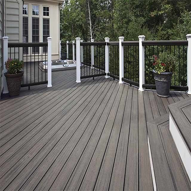 عرشه کامپوزیت خارجی بامبو Decking توخالی WPC 2.2/2.9/5.6m
