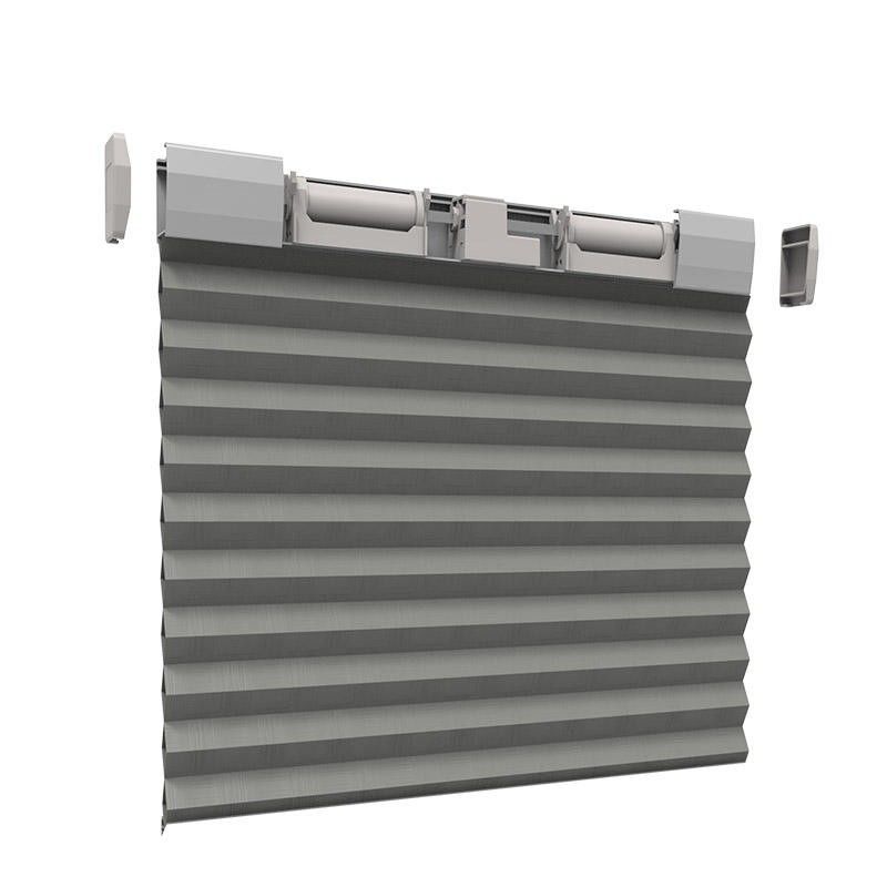 پرده های پرده شارژی کاغذی تاشو پایینی پرده های موقت پلیسه دار