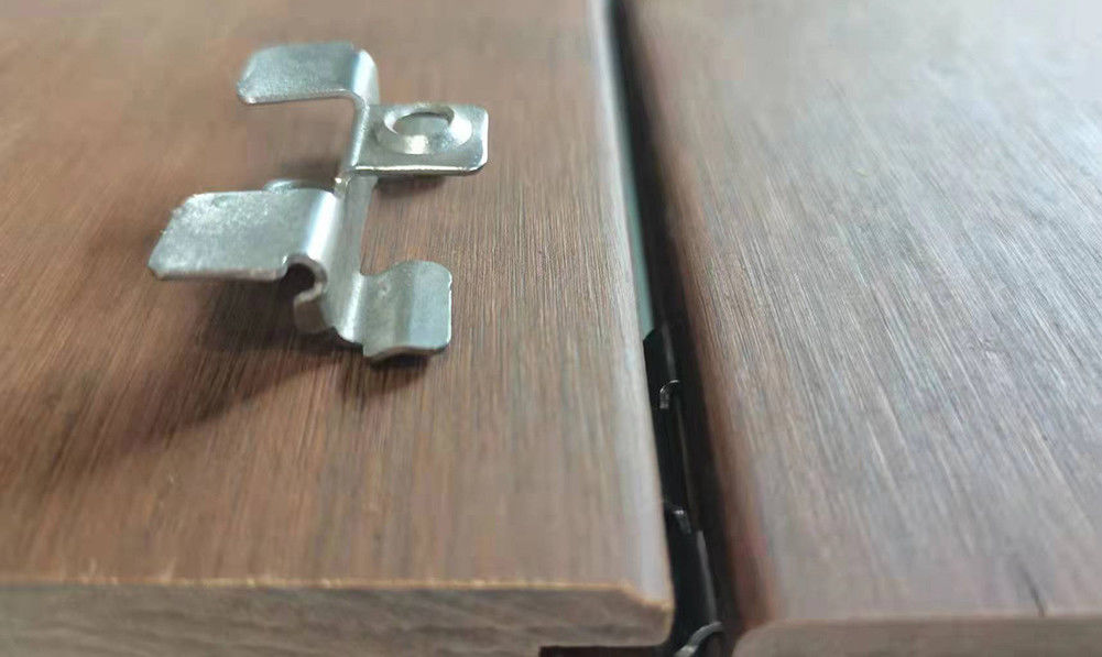 2.2m 2.4m 3.6m بامبو چوب سقف به صورت عمودی لایه بندی شده با قالب 2 شکاف های جانبی