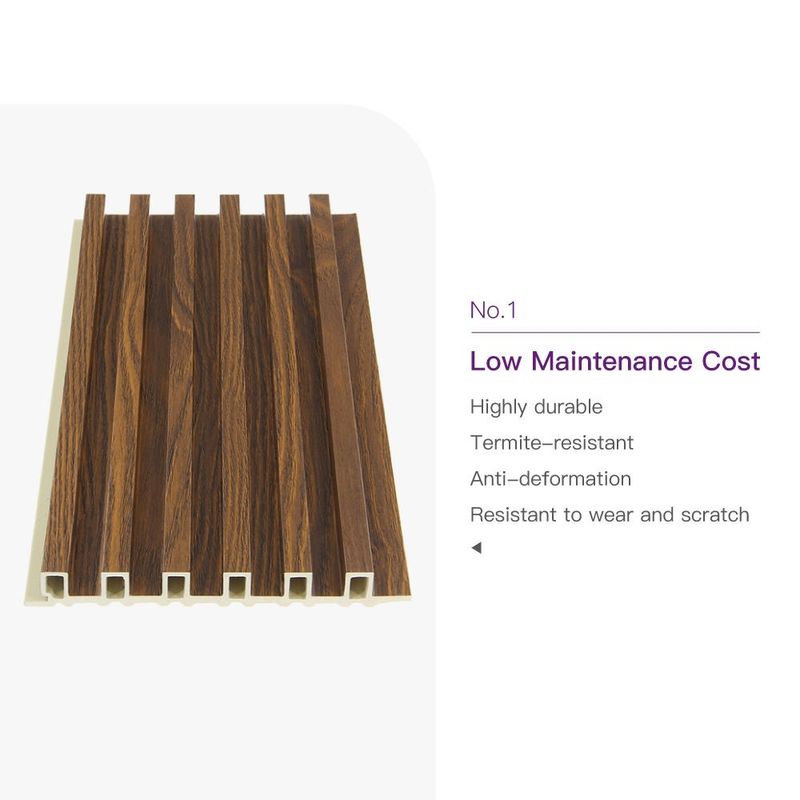 هتل های مسکونی WPC تزئینات داخلی چوبی پانل های دیواری بزرگ پانل دیواری تزئینی WPC