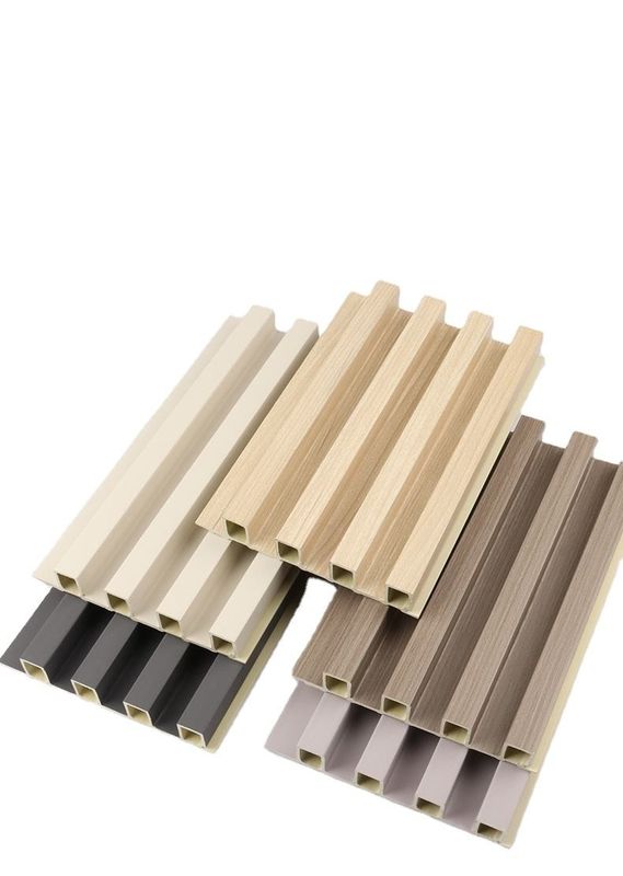 آسان نصب رنگ گردو Eco چوب لایه بندی دیوار تزئینی پوشش 155 * 9 پانل های WPC