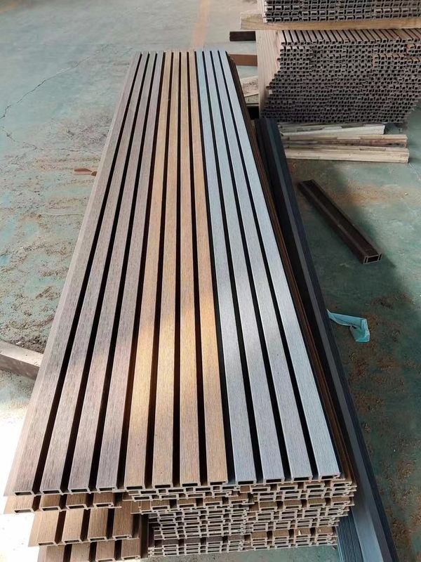 پوشش خارجی ضد صدا درب پلاستیکی ترکیبی باغ درب ضد آب چوبی