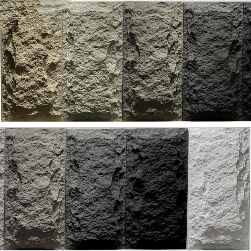 ورق فلش سنگ مصنوعی پولیوریتان PU برای دیوارهای بیرونی و داخلی