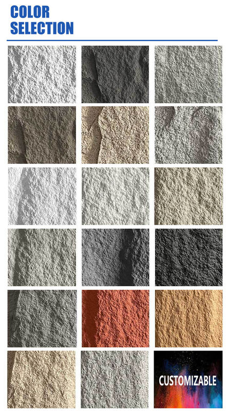 پانل دیواری سنگ PU پانل سنگ پلی اورتان پانل دیواری 3D پانل دیواری هیئت مدیره سنگ سنگ مصنوعی سبک
