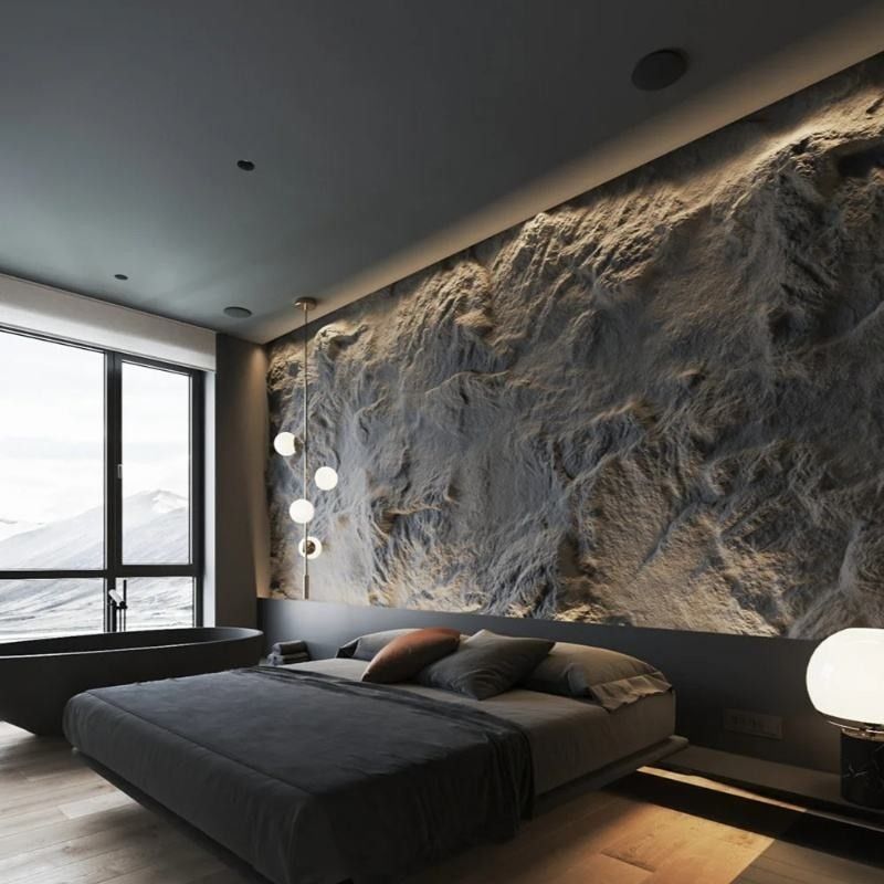 قیمت کارخانه سنگ فرهنگ مصنوعی سنگ فوم PU برای دکوراسیون دیوار پانل دیواری 3D