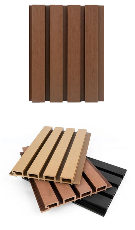 فروش مستقیم کارخانه با کیفیت بالا پانل دیواری بیرونی ضد آب هم اکستروژن Wpc پوشش دیواری برای دکوراسیون دیواری خارجی