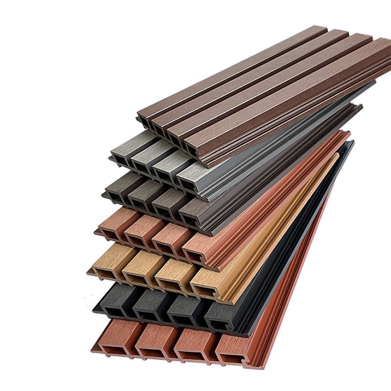 فروش مستقیم کارخانه با کیفیت بالا پانل دیواری بیرونی ضد آب هم اکستروژن Wpc پوشش دیواری برای دکوراسیون دیواری خارجی