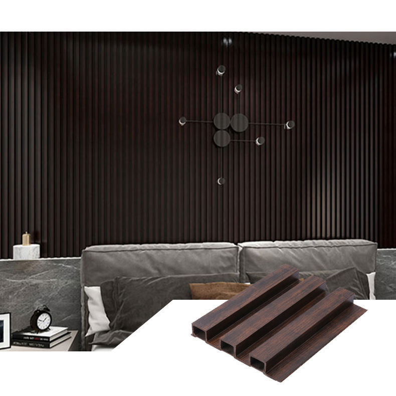 کارخانه عمده فروشی چوبی محیط زیست دیوار WPC PVC پلاستیکی دیوار تلویزیون دیوار برای داخلی در خارج از خانه رنگ های سفارشی