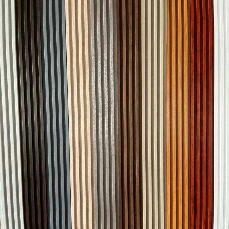 پنل دیواری ضد آب wpc pvc فیلم چوب پلاستیک wpc سقف سلاخ پوششی پنل دیواری داخلی