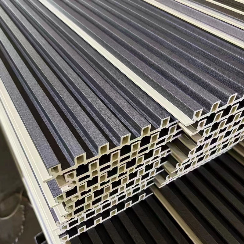 SONSILL UTO دانه چوبی PVC تزئینات داخلی Wpc پانل دیواری فلوت پوششی تزئینات داخلی