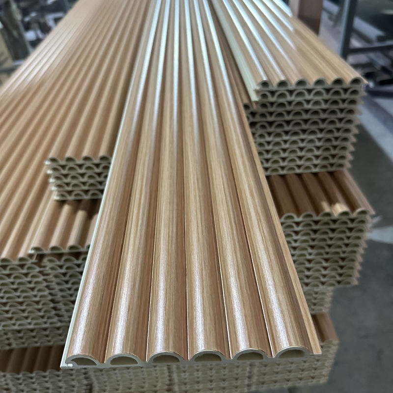 SONSILL UTO دانه چوبی PVC تزئینات داخلی Wpc پانل دیواری فلوت پوششی تزئینات داخلی