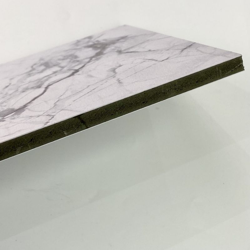 فروش داغ پانل دیواری زغال سنگ بامبو جامد 1220 × 2800 میلی متر ضد آب کامپوزیت سنگ مرمر دانه بامبو