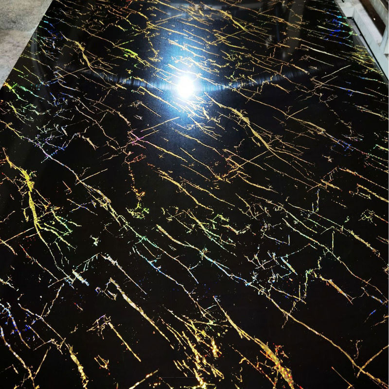 1220*2440 ورق مرمر 3d UV لایه دار با ضخامت 3mm برای تزئینات دیواری