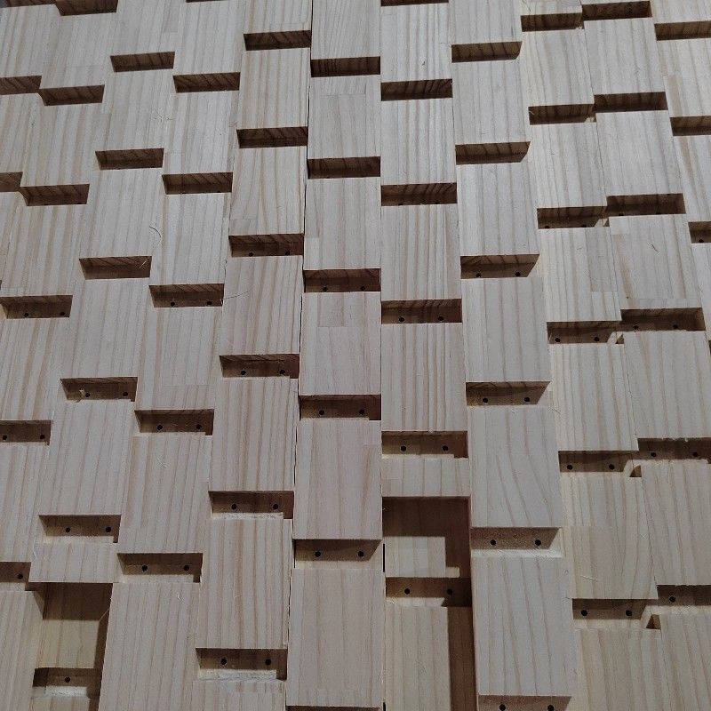 طرح مدرن چوب انبار در فضای باز روستایی ضد آب درختان کاج باغ خانه