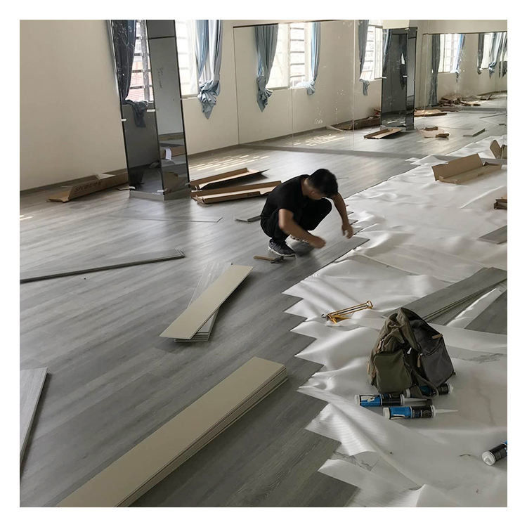 4mm 180*1220mm PVC وینیل کف پیسو SPC کلیک ضد آب پلاستیک کفپوش SPC