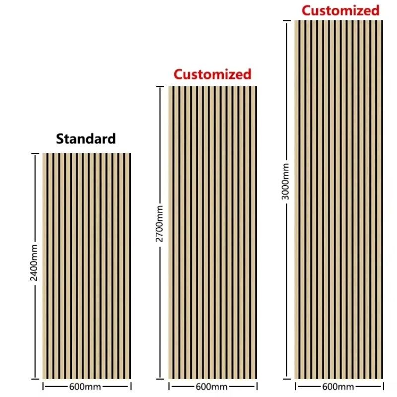 پانل های صوتی ضد صوتی مدرن داخلی چوبی ترکیبی دیواری برای جذب صدا در آپارتمان های اداری