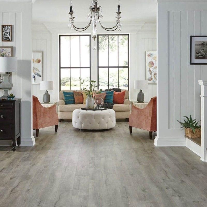 کف کف PVC وینیل لوکس چوبی بدون دانه کف پلاستیکی پوششی 6mm سنگ پلیمر کف PVC