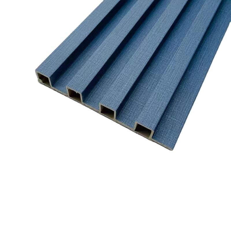 طرح جدید چوبی دانه ضد آب پنل های دیواری WPC طرح برای تزئینات داخلی آسان نصب