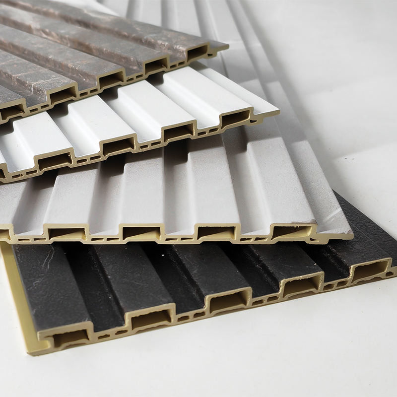 هنر داخلی مدرن لوور تزئینی 3d پانل های دیواری Wpc برای دیوار یا سقف و تلویزیون داخلی پانل پوشش PVC