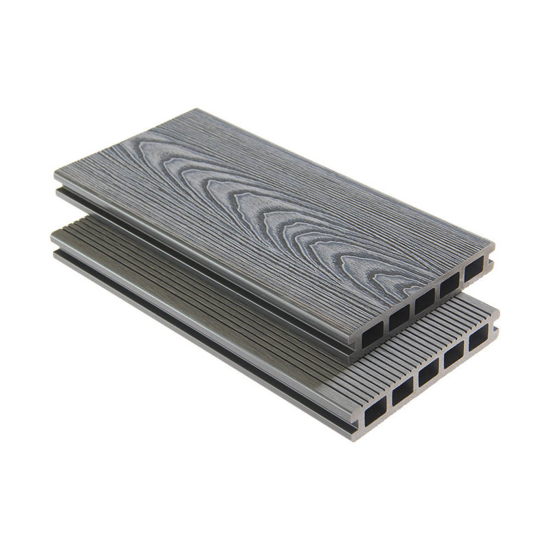 WPC Decking Board مواد ضد آب چوب پلاستیک کامپوزیت کفپوش تیک و PVC کاشی های بیرونی مربع