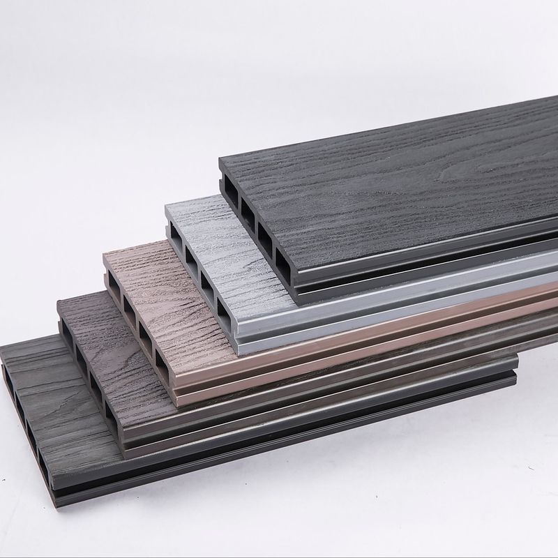 بسته بندی سفارشی Interlock Wpc در خارج از خانه Decking 3D تثبیت دانه چوبی صفحه ساختگی Decking چین چوب بافت پلاستیکی کف