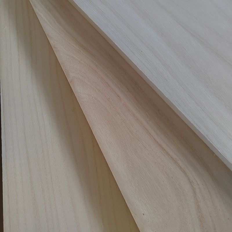 پاولونیا چوبی جامد لخته چسبیده برای مبلمان محتوای رطوبت 8-12٪ طراحی پایدار