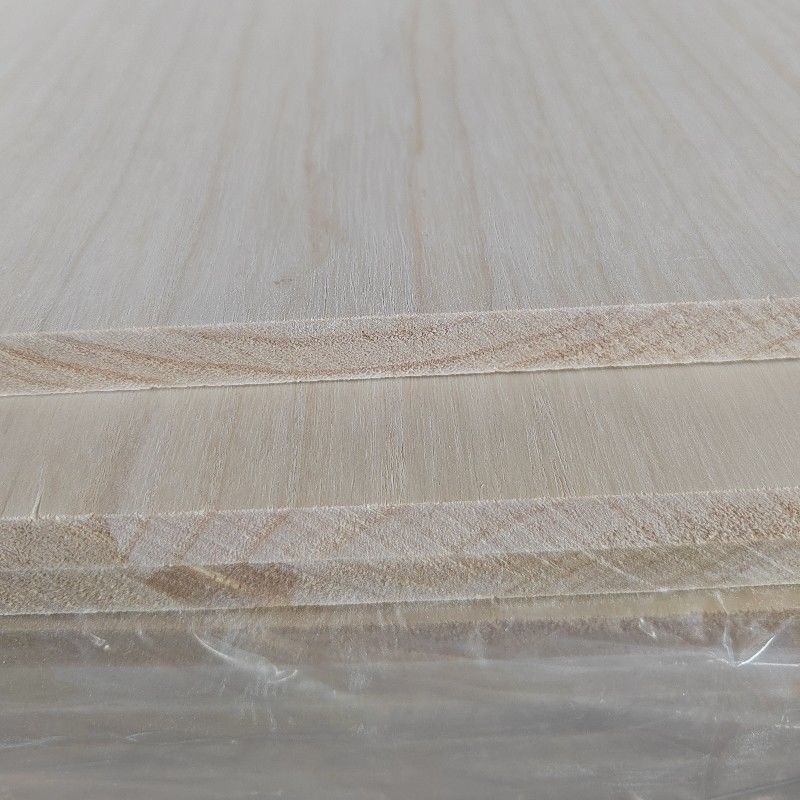 پاولونیا چوبی جامد لخته چسبیده برای مبلمان محتوای رطوبت 8-12٪ طراحی پایدار