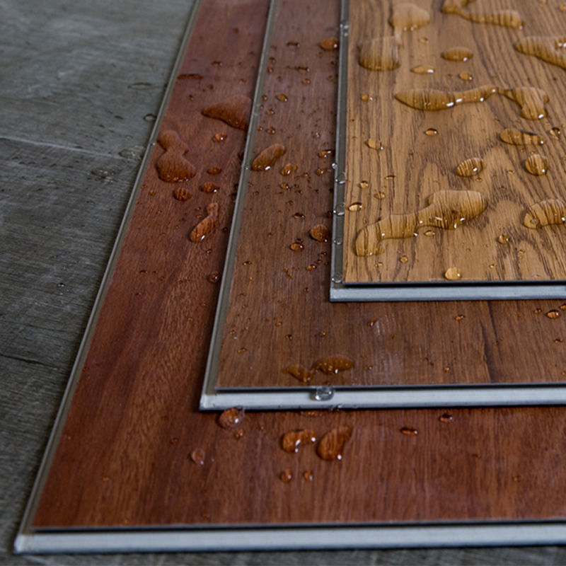 کفپوش های لوکس 7mm 8mm SPC نمونه های رایگان ضد آب کلیک قفل سخت وینیل برای استفاده در دفاتر داخل باشگاه