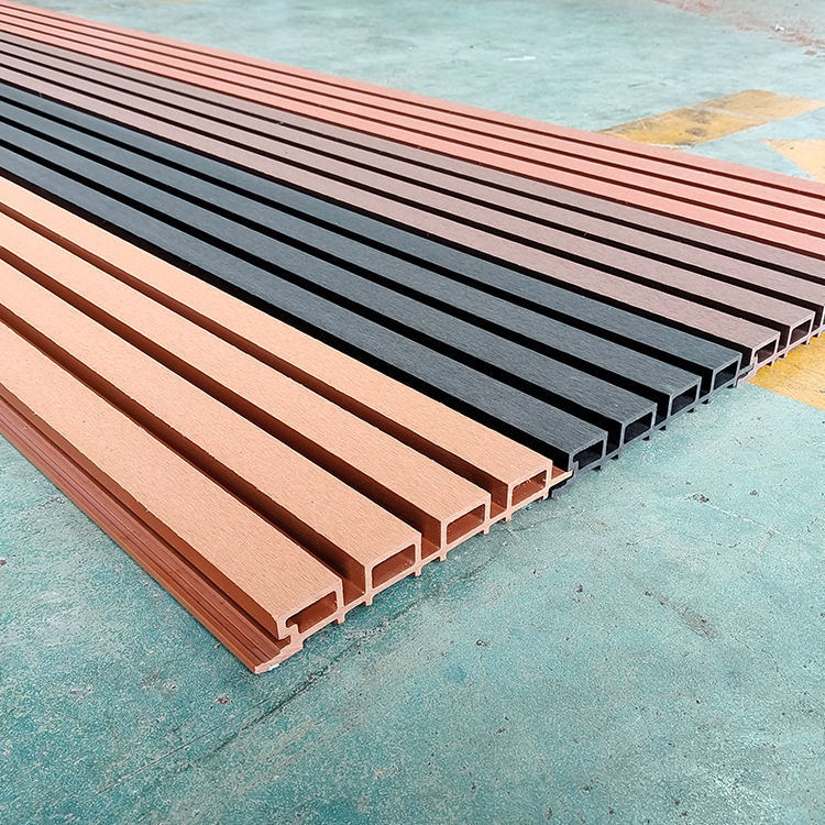 پانل های هم اکستروزیونی خارجی پانل دیواری تزئینات داخلی PVC پنل ضد آب کامپوزیت WPC پوشش دیواری