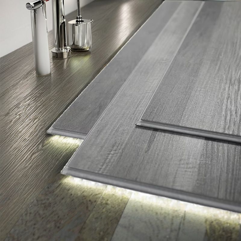 کف وینیل سبک مدرن SPC طراحی خوب پلاستیک 4.5mm 5.5mm 6.5mm استفاده داخلی ضد لغزشی PVC با بافت ساده