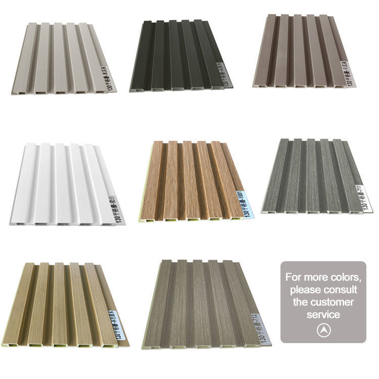 پانل دیواری WPC ضدعفونی کننده مستقیم کارخانه با طراحی شیاردار برای سقف خانه، اتاق نشیمن، کارگاه، پارک، بیمارستان