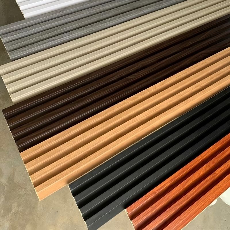 ضد آب مدرن ضد صدا ضد آتش WPC PVC پوشش دیواری فلوئید پانل دیواری داخلی برای خانه ها هتل های ویلا سالن ها