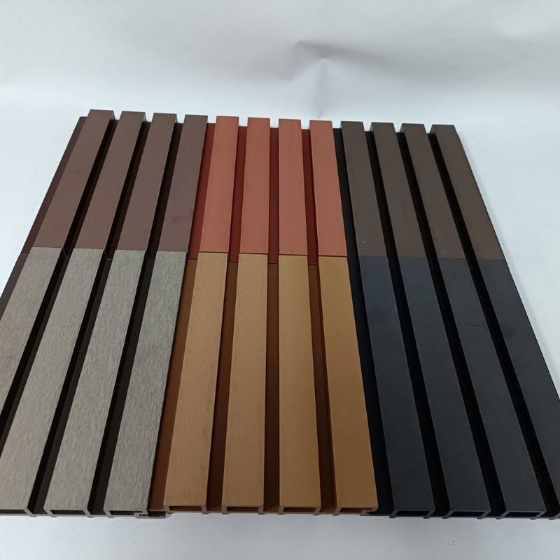 قیمت پایین عمده فروشی خارجه چوب دانه های بیرونی دکوراسیون WPC دیواری پانل پوشش