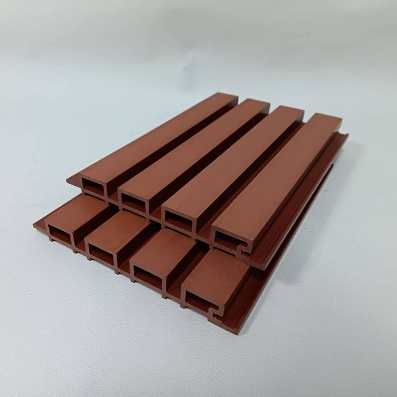 قیمت پایین عمده فروشی خارجه چوب دانه های بیرونی دکوراسیون WPC دیواری پانل پوشش