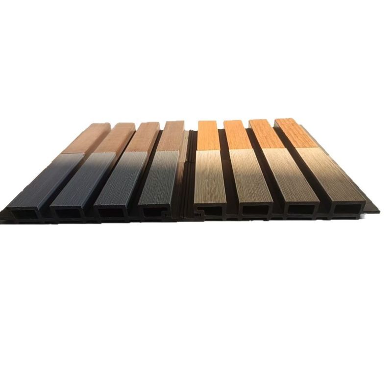 قیمت پایین عمده فروشی خارجه چوب دانه های بیرونی دکوراسیون WPC دیواری پانل پوشش