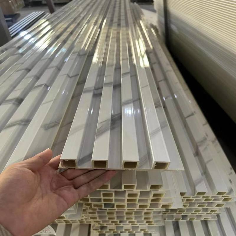 پانل دیواری کامپوزیت چوب پلاستیک مدرن WPC برای فضای داخلی حمام جایگزین PVC