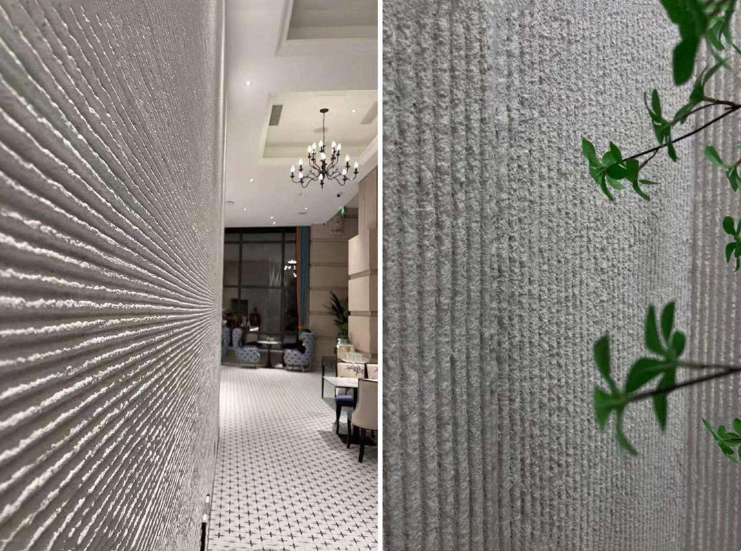 پانل های دیواری روکش سنگ مصنوعی تراورتن سه بعدی ضد آب، قابل انعطاف و نرم، با طراحی مدرن برای پوشش اتاق خواب