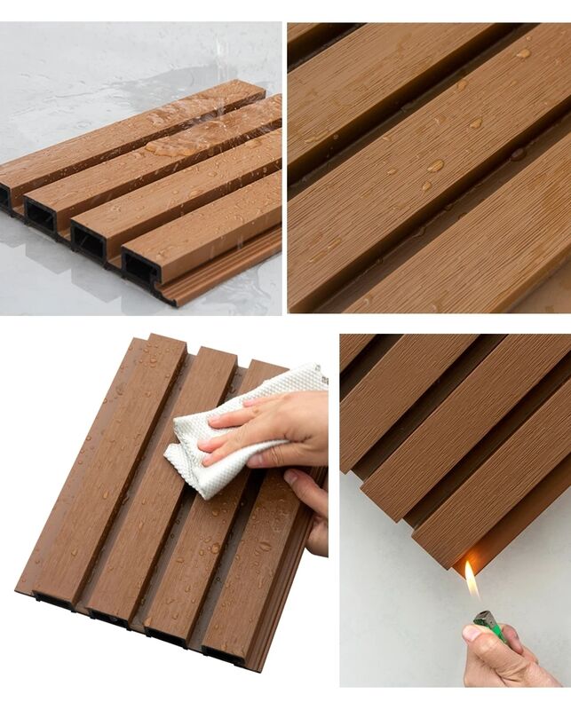 پانل های دیواری بیرونی WPC ضد آب با کیفیت بالا