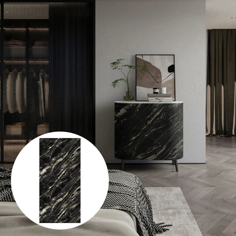 پنبه ضدآفتاب UV رنگ سنگ مرمر پنل دیواری PVC ورق سنگ مرمر جایگزین