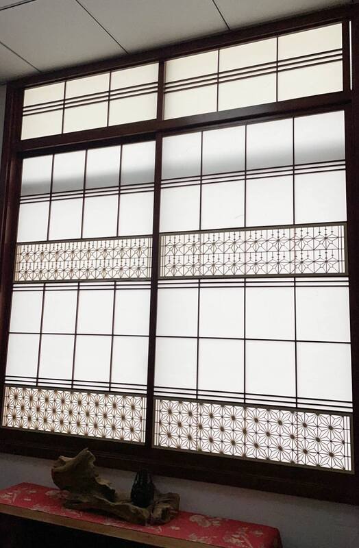 فن آوری بالا سنت ژاپنی Hinoki چوب گل تراشه یا Kumiko برای مبلمان و یا پنجره