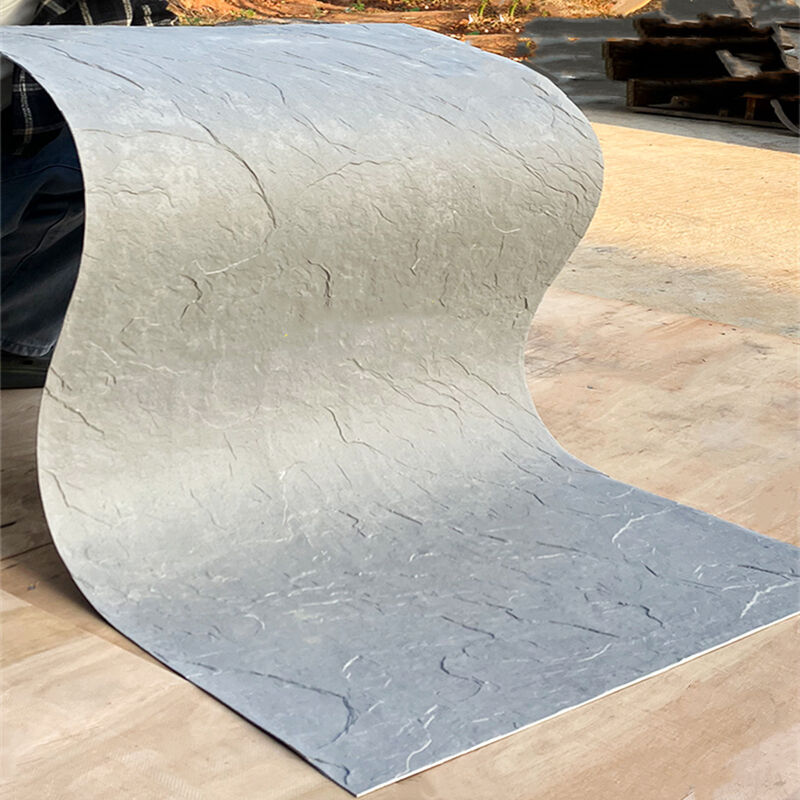 انعطاف پذیر سازگار با محیط زیست تزئینات داخلی / خارجی دیواری ضد آتش ضد آب پانل های پوشش سنگ طبیعی سنگ مصنوعی