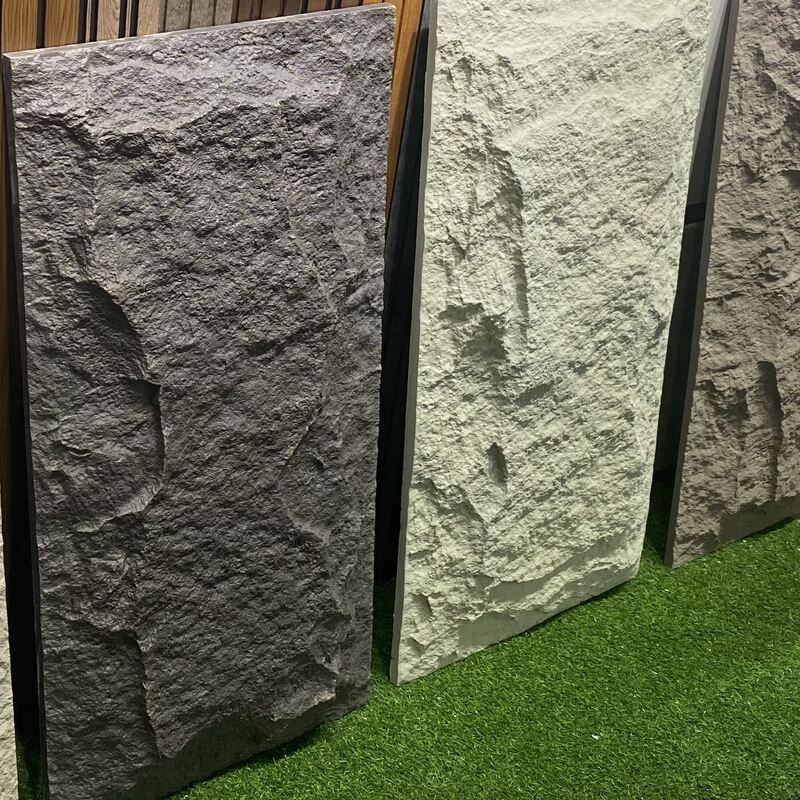 پانل دیواری PU نما با کیفیت بالا سنگ نصب آسان تزئینی مقاوم در برابر حرارت پانل دیواری در فضای باز و داخلی