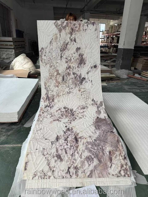 MCM Soft Series طراحی مدرن انعطاف پذیر مصنوعی سازگار با محیط زیست ضد آتش ضد آب صفحه بزرگ داخلی بیرونی دیواری تزئینات 3D