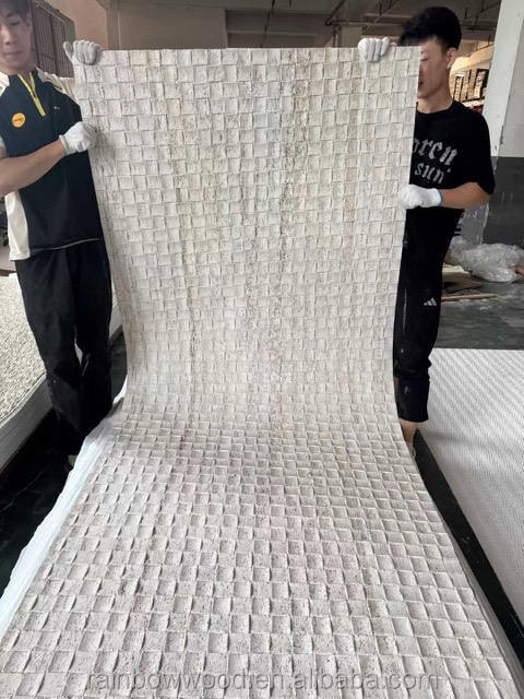 MCM Soft Series طراحی مدرن انعطاف پذیر مصنوعی سازگار با محیط زیست ضد آتش ضد آب صفحه بزرگ داخلی بیرونی دیواری تزئینات 3D